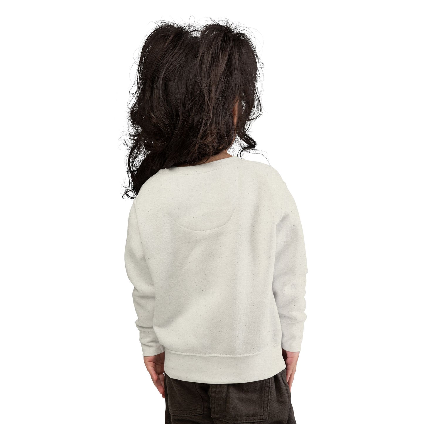 SuperGirl Toddler Sweatshirt — Cute Flying Superhero Graphic for Kids