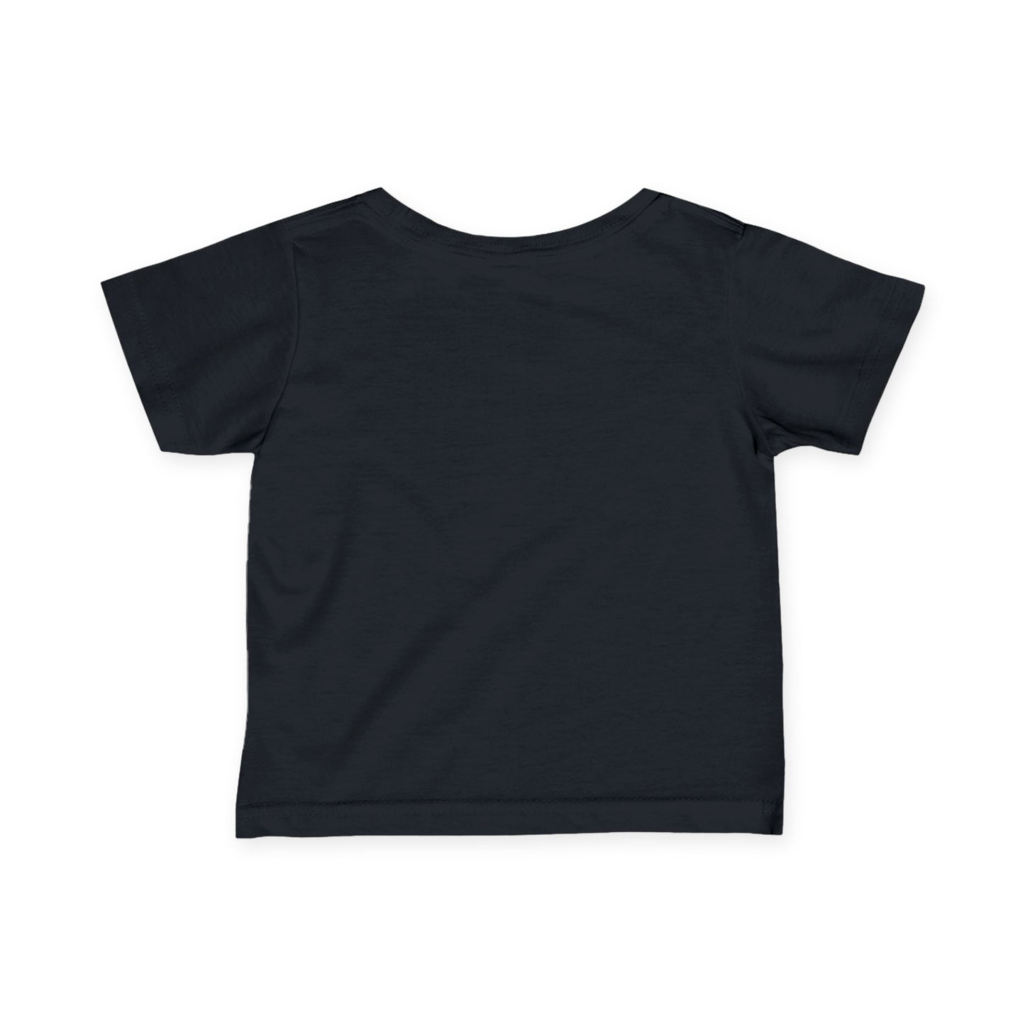 Loved Purple Rose Infant Tee — Gold-Trim Floral Baby Shirt