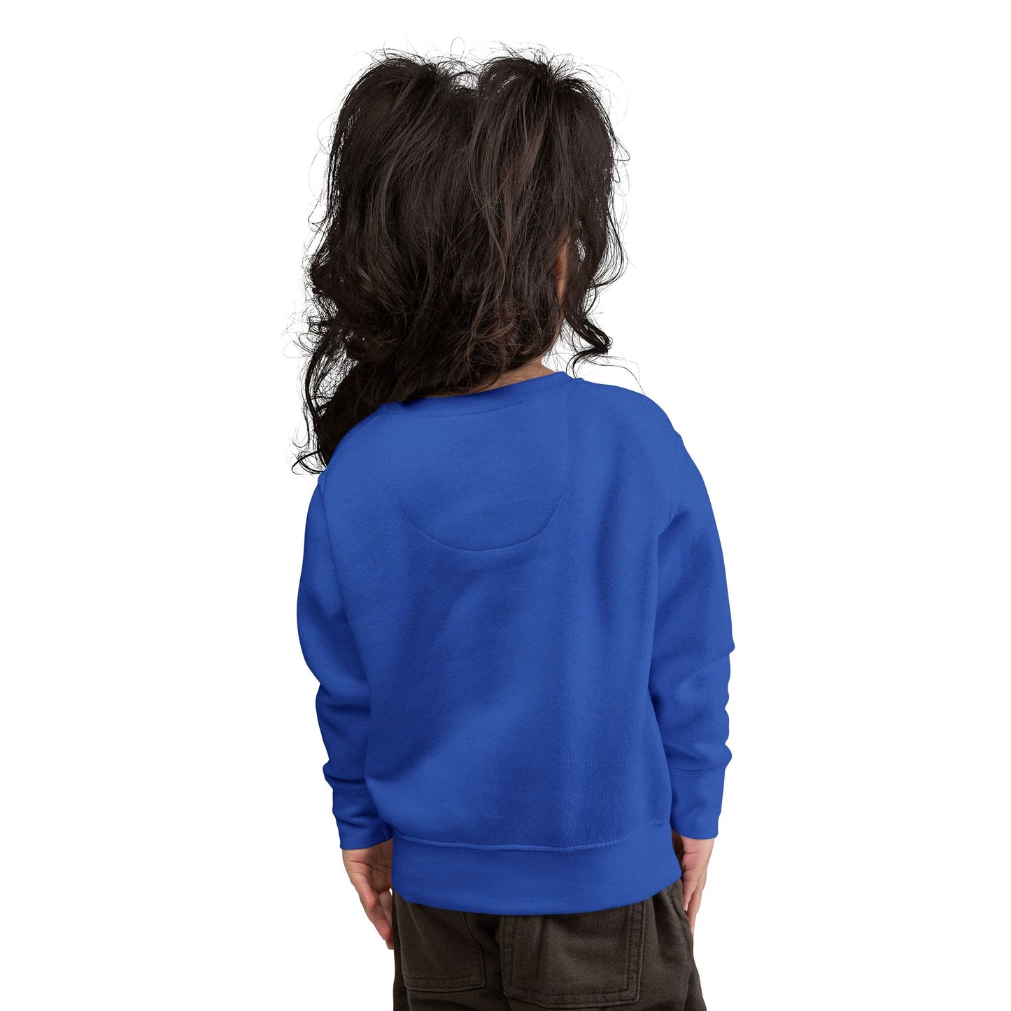 SuperGirl Toddler Sweatshirt — Cute Flying Superhero Graphic for Kids