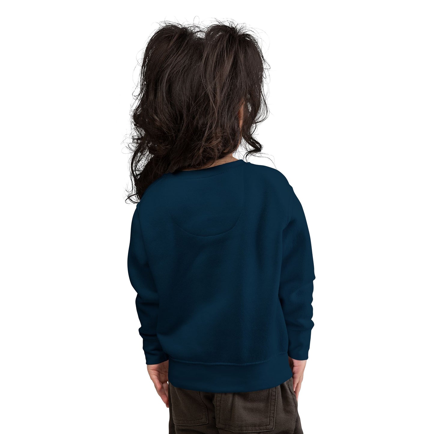 SuperGirl Toddler Sweatshirt — Cute Flying Superhero Graphic for Kids