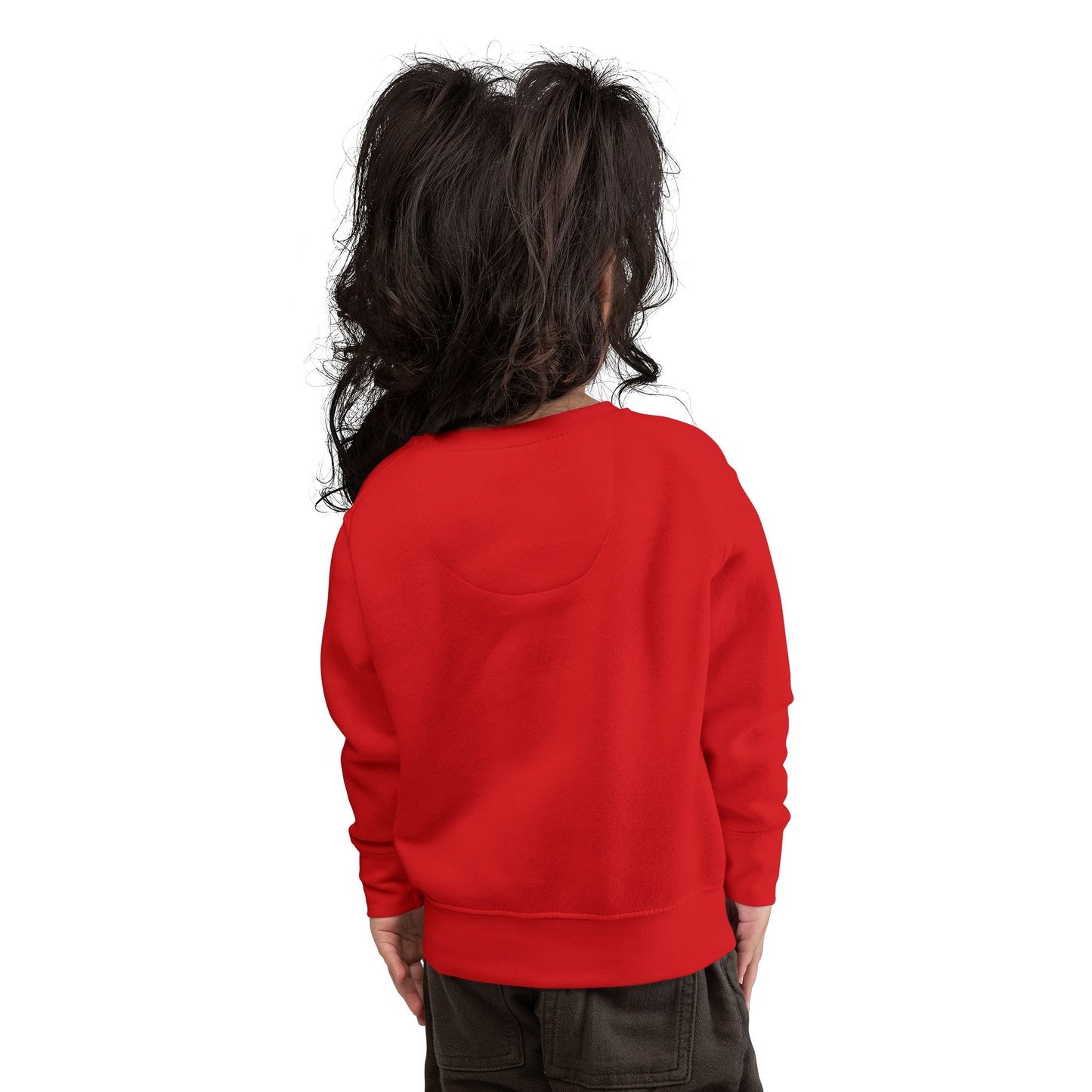 SuperGirl Toddler Sweatshirt — Cute Flying Superhero Graphic for Kids