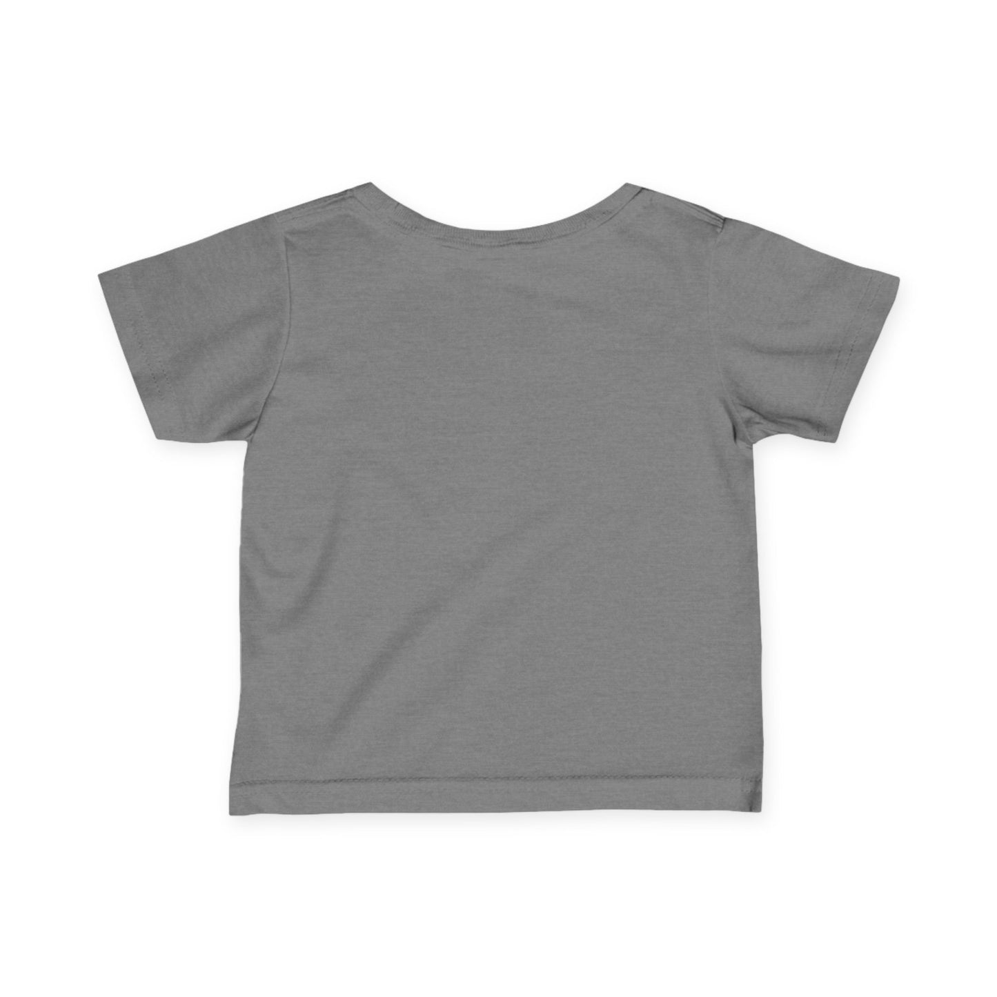 Loved Purple Rose Infant Tee — Gold-Trim Floral Baby Shirt